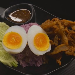 เหนียวหมูเจียงฮายไข่เป็ด+แจ่วรสเด็ด