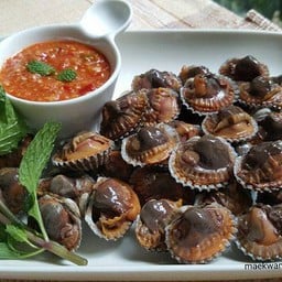 หอยแครงลวก