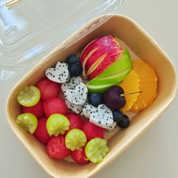 ผลไม้สดรวม ปอกพร้อมทาน