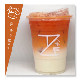 ชาไทย นมสดลาเต้