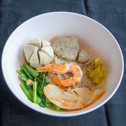 ก๋วยเตี๋ยวไก่+กุ้ง