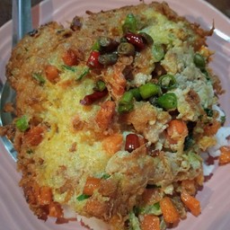 ข้าวไข่เจียวแหนม