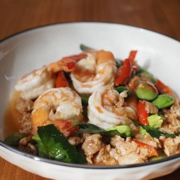 กุ้งผัดกะปิ