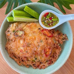 ข้าวไข่เจียวหมูสับวุ้นเส้นทรงเครื่อง