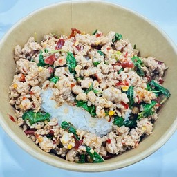 กะเพราหมูสับ