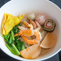 ก๋วยเตี๋ยวปู+กุ้ง