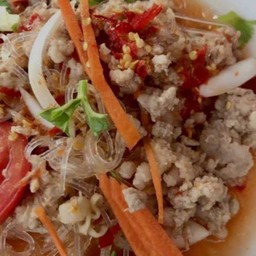 ยำวุ้นเส้นหมูสับ