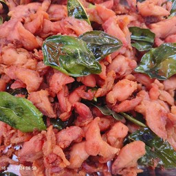 ข้าวหมูทอด ข้าวไข่ข้น อาหารตามสั่ง ซอยวัดอินทราราม