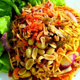 ยำมะม่วงปลากรอบ