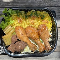 ชุด Big Set กล่องใหญ่ (บะหมี่3ก้อน น่องไก่3น่อง)