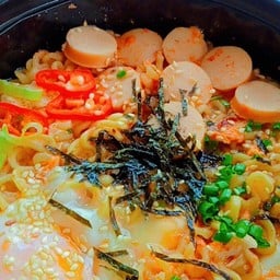 มาม่าเกาหลี รสดั้งเดิม เผ็ดเล็กน้อย+ไข่