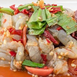 ยำกุ้งสด