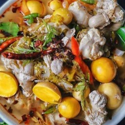 ต้มแซ่บพวงไข่