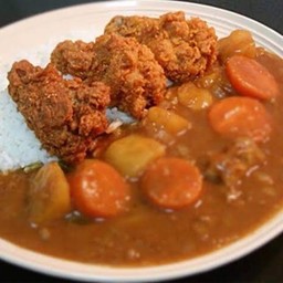 ข้าวแกงกะหรี่ไก่คาราเกะ