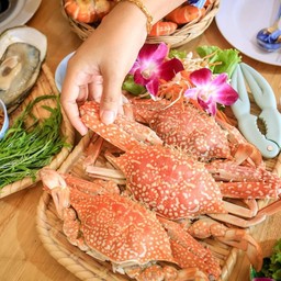 ปูม้าน็อค นึ่ง