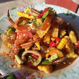 ตำข้าวโพดทะเลรวม