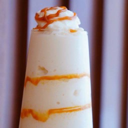 นมสดคาราเมลปั่น