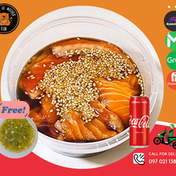 [อร่อยซ่ากับโค้ก] บราวดองซีอิ๊วเกาหลี +ฟรี ซีฟู้ด +  โค้ก ออริจินัล (กระป๋อง)