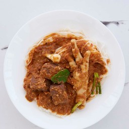 ขนมจีนน้ำยาป่าตีนไก่