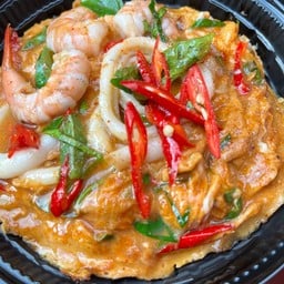 ข้าว+ห่อหมกทะเลไข่ข้น