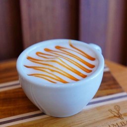 นมสดคาราเมลร้อน