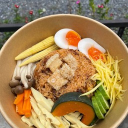 ข้าวคลุก-แจ่วปลาร้าสับ
