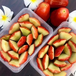 ชมพู่ทับทิม 1 เซต 2 กล่อง หวานกรอบอร่อย