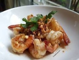 กุ้งผัดกระเทียม