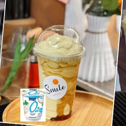 อโวคาโด้ นมสด โยเกิร์ต สมูทตี้(ปั่น)