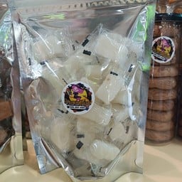 Coconut with fresh coconut cream