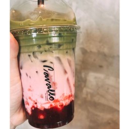 Strawberry Matcha Iced Latte