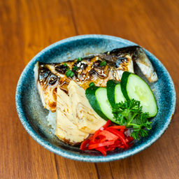 ข้าวหน้าปลาซาบะย่าง