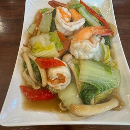 ผักผักกาดกุ้งสด