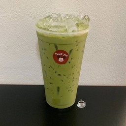 ชาเขียวลาเต้ ( Premium) ไม่แต่งกลิ่นมะลิ