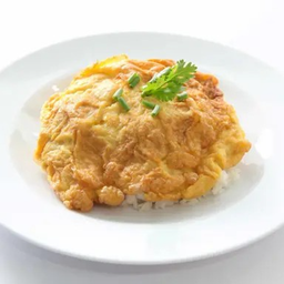 ข้าว+ไข่เจียวหมูสับ