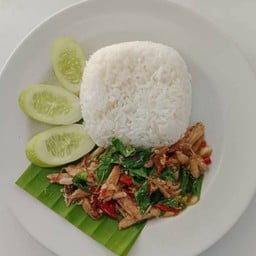 กะเพราปูราดข้าว