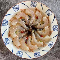 กุ้งแก้วดองน้ำปลากวน