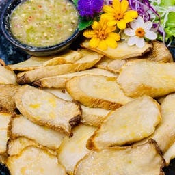 เห็ดออรินจิ ย่างเนย