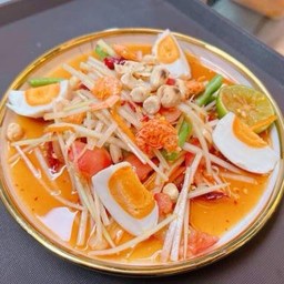 ตำไทย+ไข่เค็ม