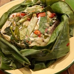 หมกปลาช่อน  (ใช้เวลาประมาณ 15-20นาที)