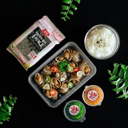 หอยหวานดองซีอิ้วเกาหลี#เซท