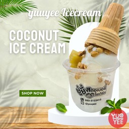 ไอติมกะทิคัพโคนกรอบ