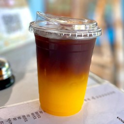 อเมริกาโน่น้ำส้ม เย็น