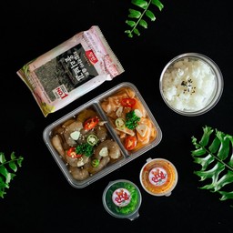 กุ้ง&แซลม่อน -ดองซีอิ๊วเกาหลี #เซท