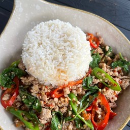 ข้าวกะเพราหมูสับ