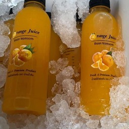 น้ำส้มคั้นสด