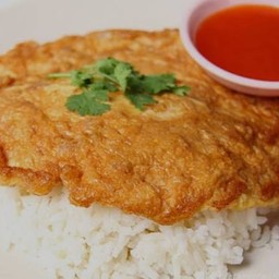 ข้าวไข่เจียวกุ้งสับ