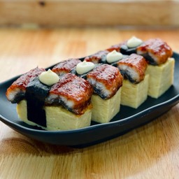 ปลาไหลญี่ปุ่นไข่หวาน 4คำ