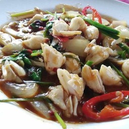 เนื้อปูผัดน้ำพริกเผา