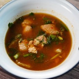 Dill Soup With Pork